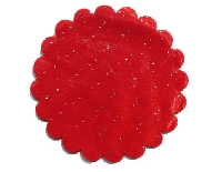 ORGANZE TAŞLI 22 cm KIRMIZI P100-100