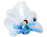 BEBEK ŞEKERİ SÜSLÜ BEBEK TERLİKLİ MAVİ PK:50