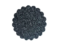 ORGANZE KARLI 22CM SİYAH P100-100