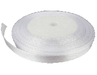 KURDELA SATEN BEYAZ 1CM 