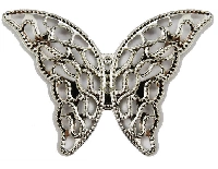 KELEBEK METAL KÜÇÜK GÜMÜŞ 