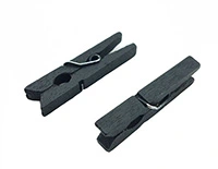 MANDAL AHŞAP MİNİK SİYAH