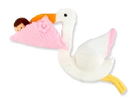 BEBEK LEYLEKLİ HAMURDAN PEMBE