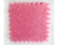 ORGANZE KARE FİLELİ PEMBE 22CM 