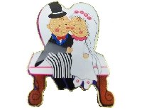 STICKER GELİN DAMAT YAPIŞKANLI 