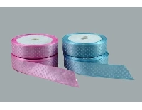 KURDELA  SATEN BENEKLİ MAVİ 10MT 2CM 