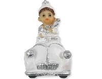 SÜNNET ÇOCUĞU BEYAZ ARABALI MAGNET 