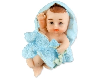 BEBEK BORNOZLU MAGNET MAVİ