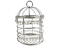 KUŞ KAFESİ GÜMÜŞ 