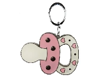 ANAHTARLIK EMZİK PUANLI PEMBE 