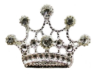 TAÇ KRİSTAL TAŞLI KÜÇÜK GÜMÜŞ 