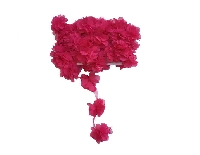 ÇİÇEK METRELİK TÜLDEN FUŞYA (130 ÇİÇEK) 