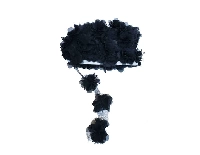 ÇİÇEK TÜL LAZ.KES.BÜYÜK SİYAH P10yard(120çiçek)-80