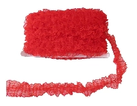 KURDELA DANTELLİ KIRMIZI 