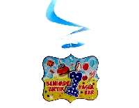 ORTA SÜS ASMALI BENİMDE 1 YAŞIM MAVİ 