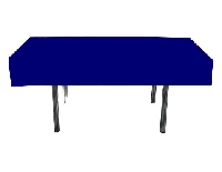 MASA ÖRTÜSÜ DESENSİZ YERLİ (SAKS MAVİ) LACİVERT 137x183 PK:1 KL:200