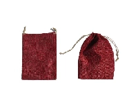 KESE ÇUVAL NATURAL KIRMIZI BÜYÜK 12X17CM 