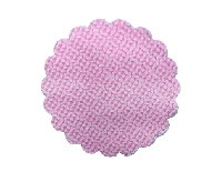 ORGANZE PUANTİYELİ PEMBE 22CM 