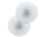 SÜS YELPAZE MODELİ 2 Lİ SET BEYAZ 