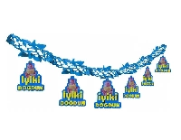 SÜS UZAR İYİKİDOĞDUN VE FLAMALI SET MAVİ 