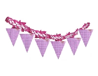 SÜS UZAR PUANTİYELİ VE FLAMALI SET PEMBE 