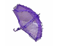 ŞEMSİYE DANTEL İŞLEMELİ MOR 