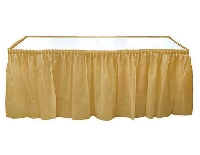 MASA KENARI ETEĞİ PLASTİK ALTIN 