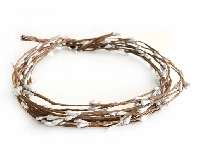 ÇİÇEK CİPSO (TAÇ YAPMAK İÇİN) GÜMÜŞ 65cm P50-60