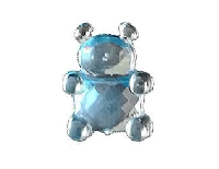 AYICIK AYNALI AKRİLİK MAVİ 