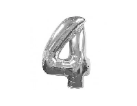 FOLYO BALON RAKAM 4 GÜMÜŞ 16 INC(40CM) 