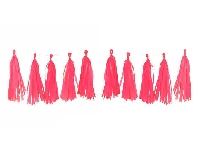 SÜS PONPON 10 LU SET KIRMIZI 