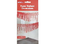 SÜS UZAR ARKA FON İÇİN KIRMIZI 3MT 