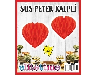 SÜS PONPON KALPLİ 10LU SET 4MT KIRMIZI 