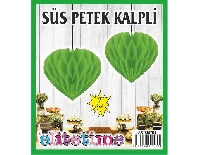 SÜS PONPON KALPLİ 10LU SET 4MT YEŞİL 