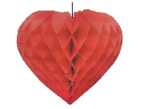 SÜS PETEK MODELİ KALPLİ 3 LÜ SET KIRMIZI PK:3 KL:120