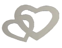 KALP ÇİFTLİ METALİZE SÜSLEME GÜMÜŞ PK:250 GR KL:100