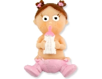 BEBEK ÇİLLİ VE BİBERONLU PEMBE 