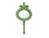 AYNA ÇİÇEKLİ PLASTİK YEŞİL 