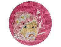 STİCKER BEBEK EMZİKLİ PAPATYALI PEMBE