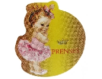 STİCKER ÇOCUK PRENSES PEMBE