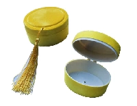 KUTU OVAL FLOK KAPLAMA ALTIN 