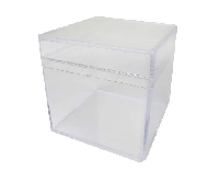 KUTU AKRİLİK KARE 4x4 CM ŞEFFAF PK:25 KL:750