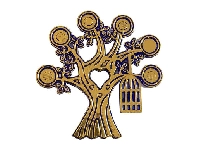 AĞAÇ DALINDA KUŞ KAFESİ PLASTİK LACİVERT