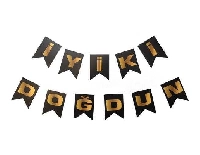 FLAMA BAYRAK İYİKİ DOĞDUN SET KÜÇÜK SİYAH P1-500