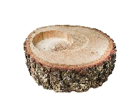 AĞAÇ KÜTÜK TEALİGHT MUMLUK OVAL KÜÇÜK 