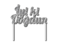 PASTA SÜSÜ EVADAN SİMLİ İYİKİ DOĞDUN GÜMÜŞ 