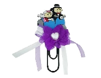 NİKAH ŞEKERİ GLN DMT KİTAP AYRACI MOTORLU MOR