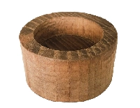 AĞAÇ KÜTÜK TEALİGHT MUMLUK YUVARLAK NATUREL PK:1 KL:100