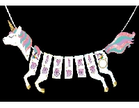 FLAMA UNICORN AT ŞEKLİNDE İYİKİ DOĞDUN SİMLİ PK:1 KL:100