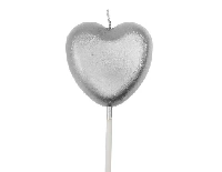 MUM KALP ÇUBUKLU TEKLİ GÜMÜŞ PK:1 KL:20